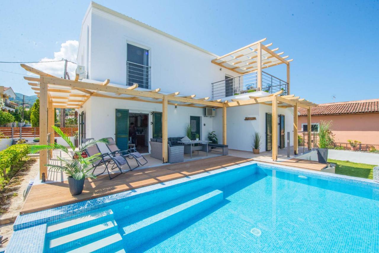 Acharavi Beach Villa Bagian luar foto